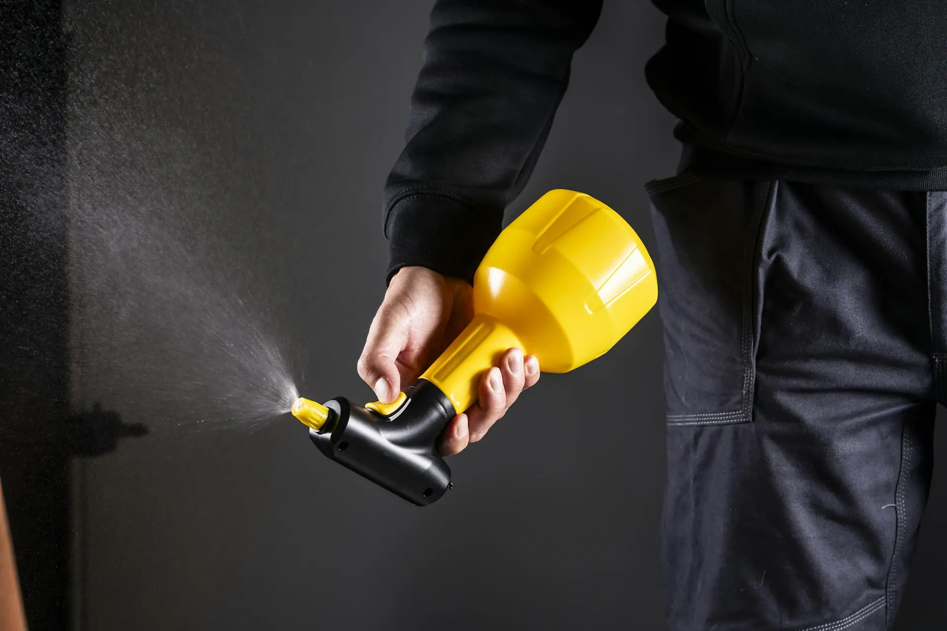 Pest control technician at work in Winnipeg