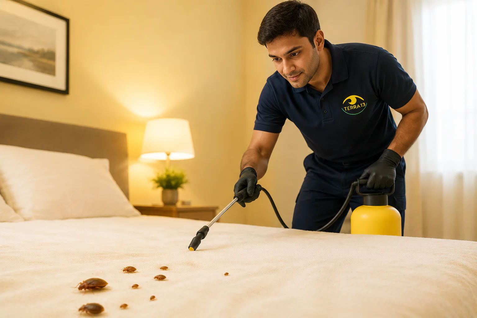 Bed bug inspection and treatment at a Winnipeg apartment