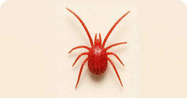 Clover mite macro