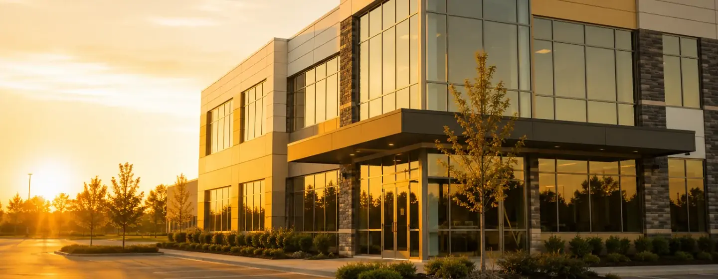 Industrial building exterior used for Terra13 industrial pest control